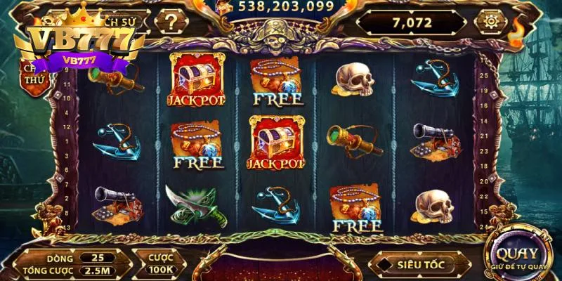 Private King, tựa game slot chủ đề cướp biển ấn tượng