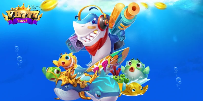 Tiêu diệt sinh vật biển và nhận xu thưởng là dòng game bắn cá đổi thưởng