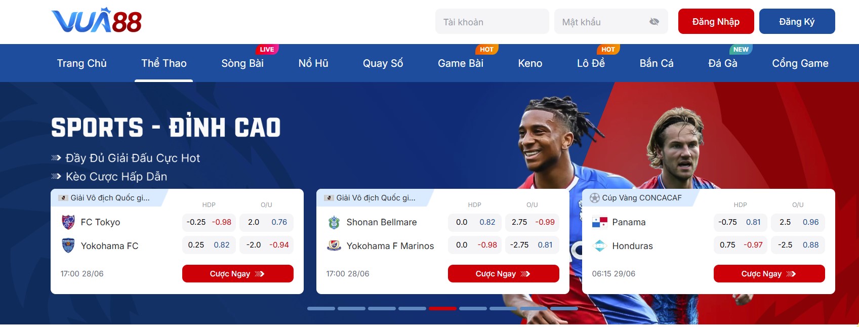 Nhiều khuyến mại lớn tại thể thao vua88 Nhiều khuyến mại lớn tại thể thao vua88